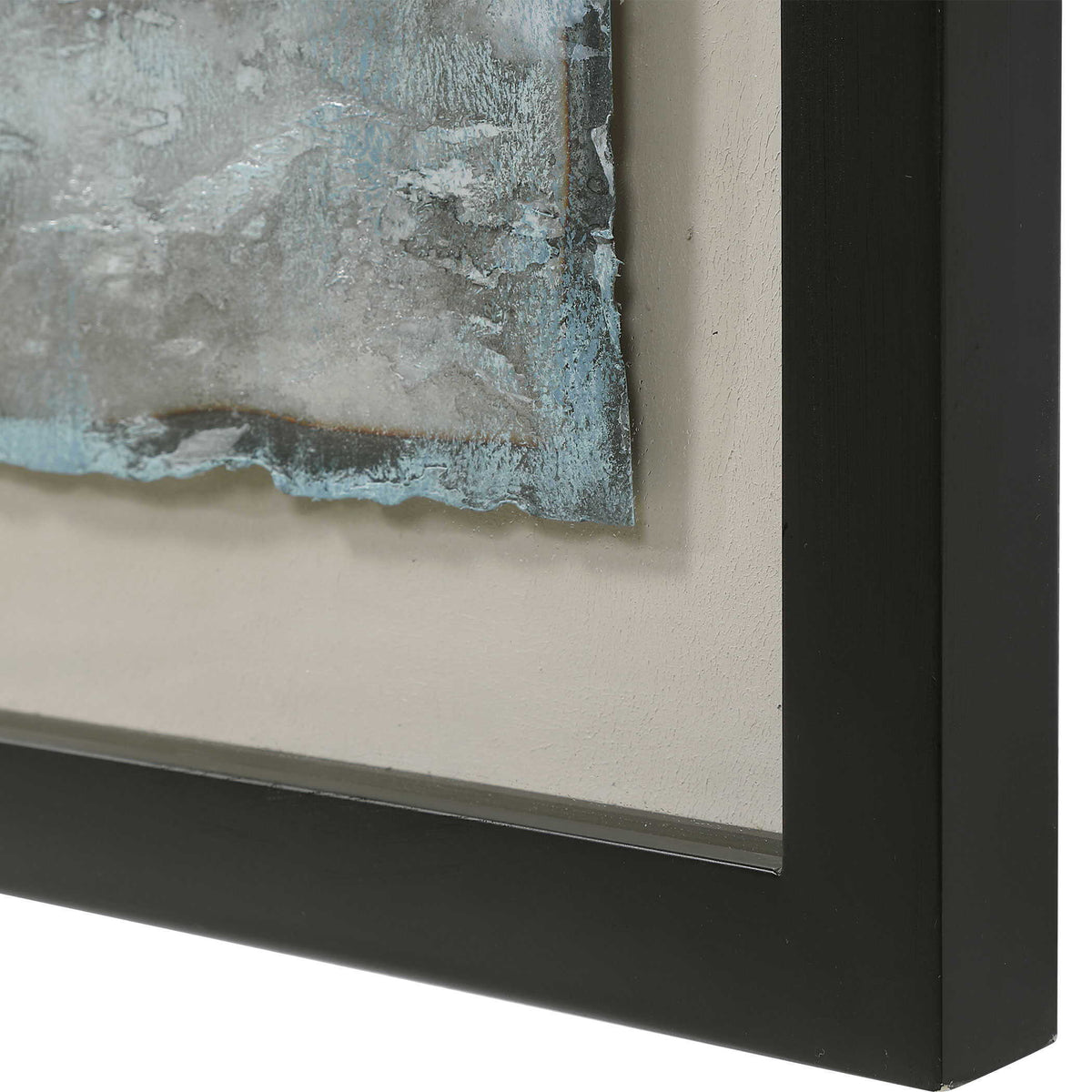 Ocean Swell Painted Metal Art (Set of 3) - Blue by Uttermost - View 6