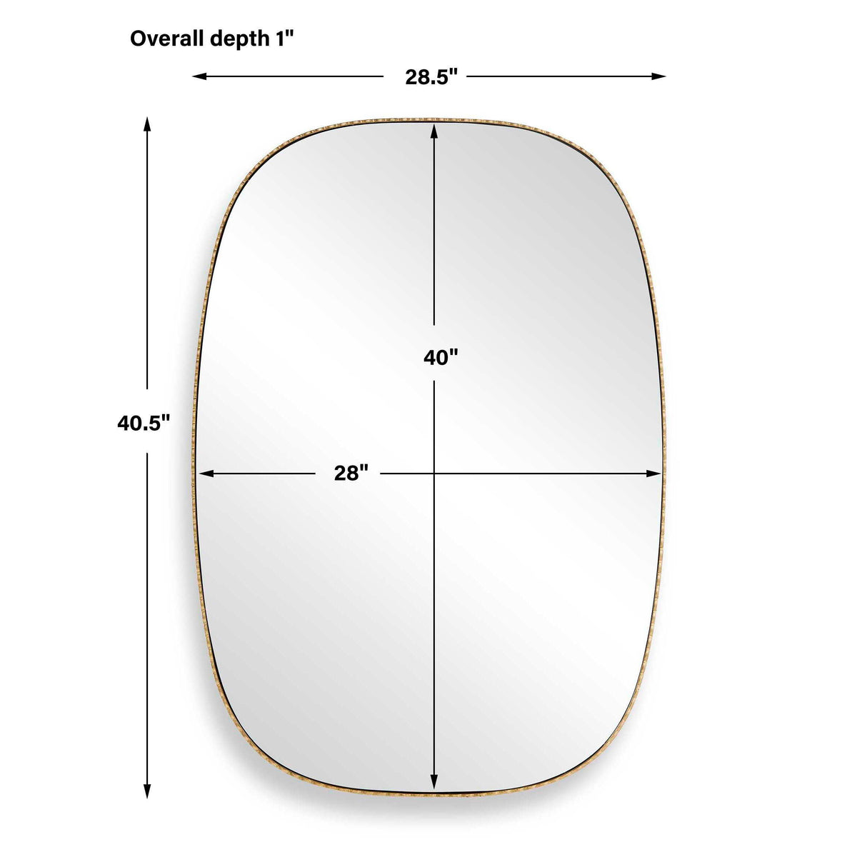 Nidia Mirror - Gold by Uttermost - View 7