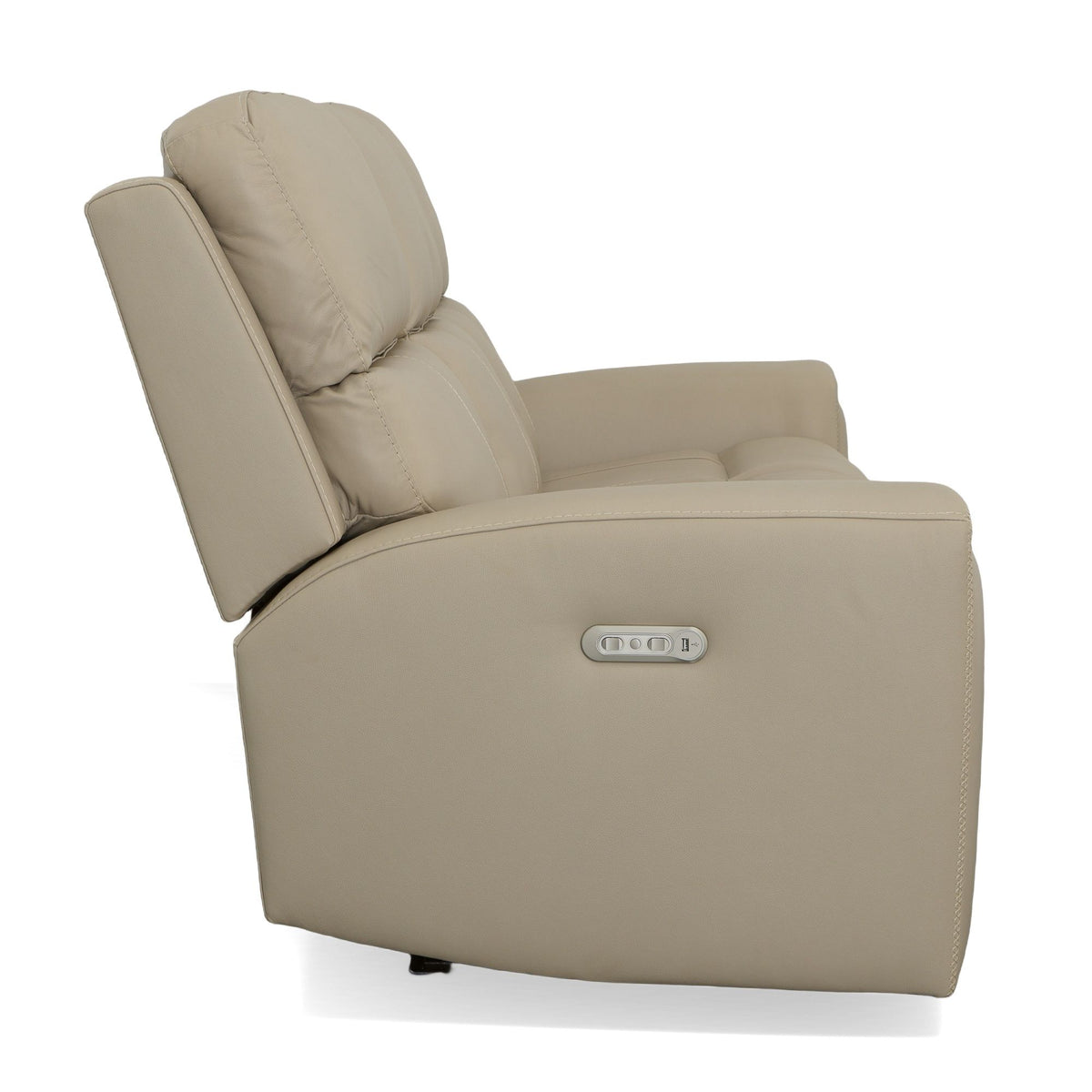 Jarvis Power Reclining Sofa With Power Headrests - Parchment | Flexsteel