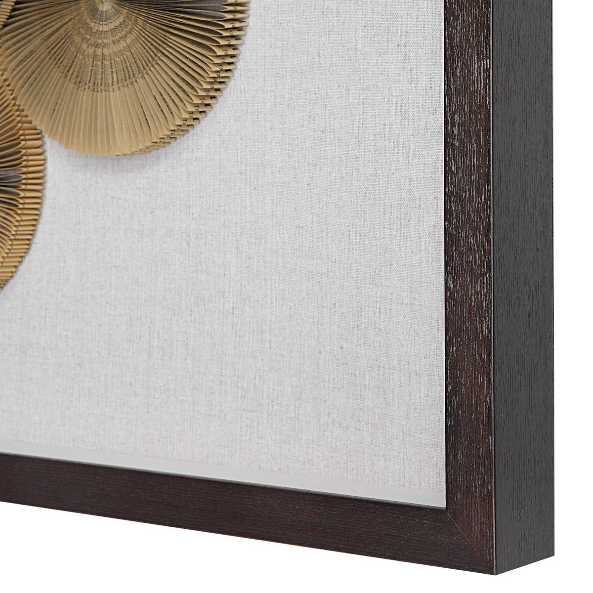 The Times Shadow Box Wall Art - Light Brown by Uttermost - View 6