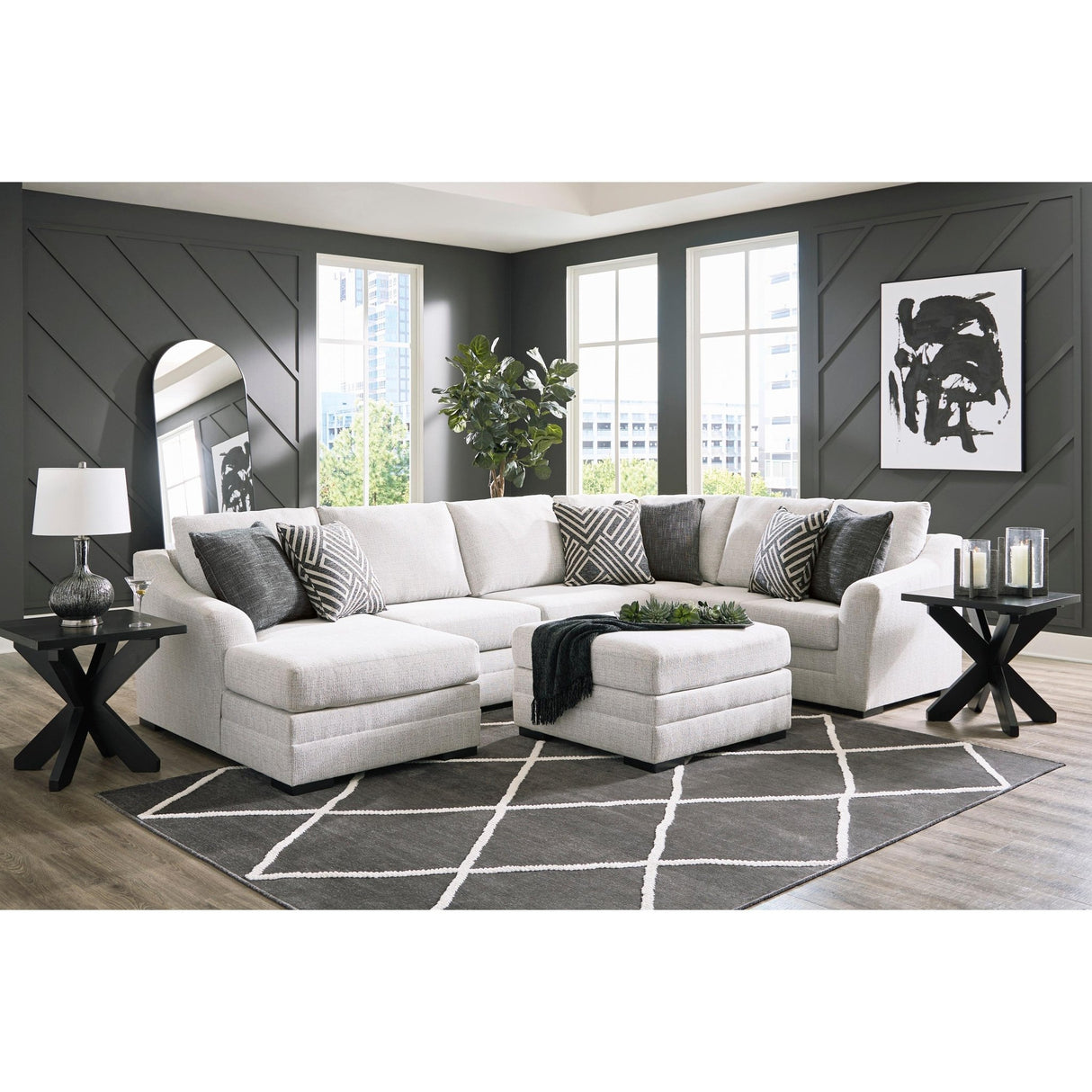 Benchcraft Koralynn Fabric 3 Pc Sectional 5410216/5410234/5410249 | Ashley | Home Elegance USA