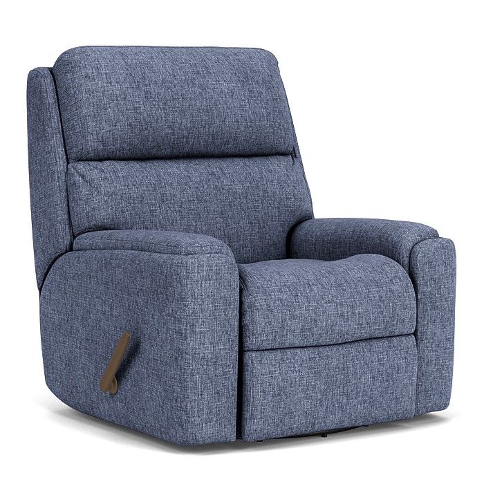 Rio Transitional Fabric Swivel Gliding Recliner | Flexsteel