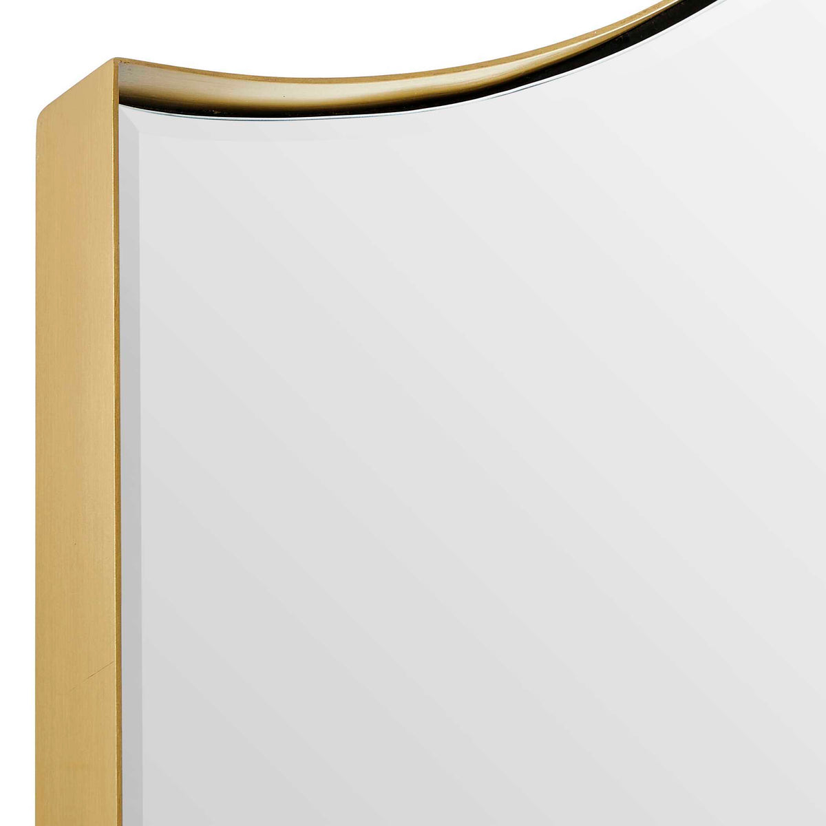 Mallorca Arch Mirror Brass - Gold by Uttermost - View 5