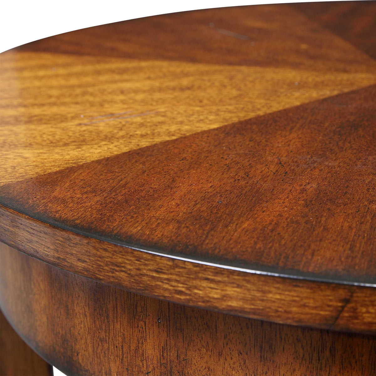 Carmel Round Lamp Table - Dark Brown by Uttermost - View 4