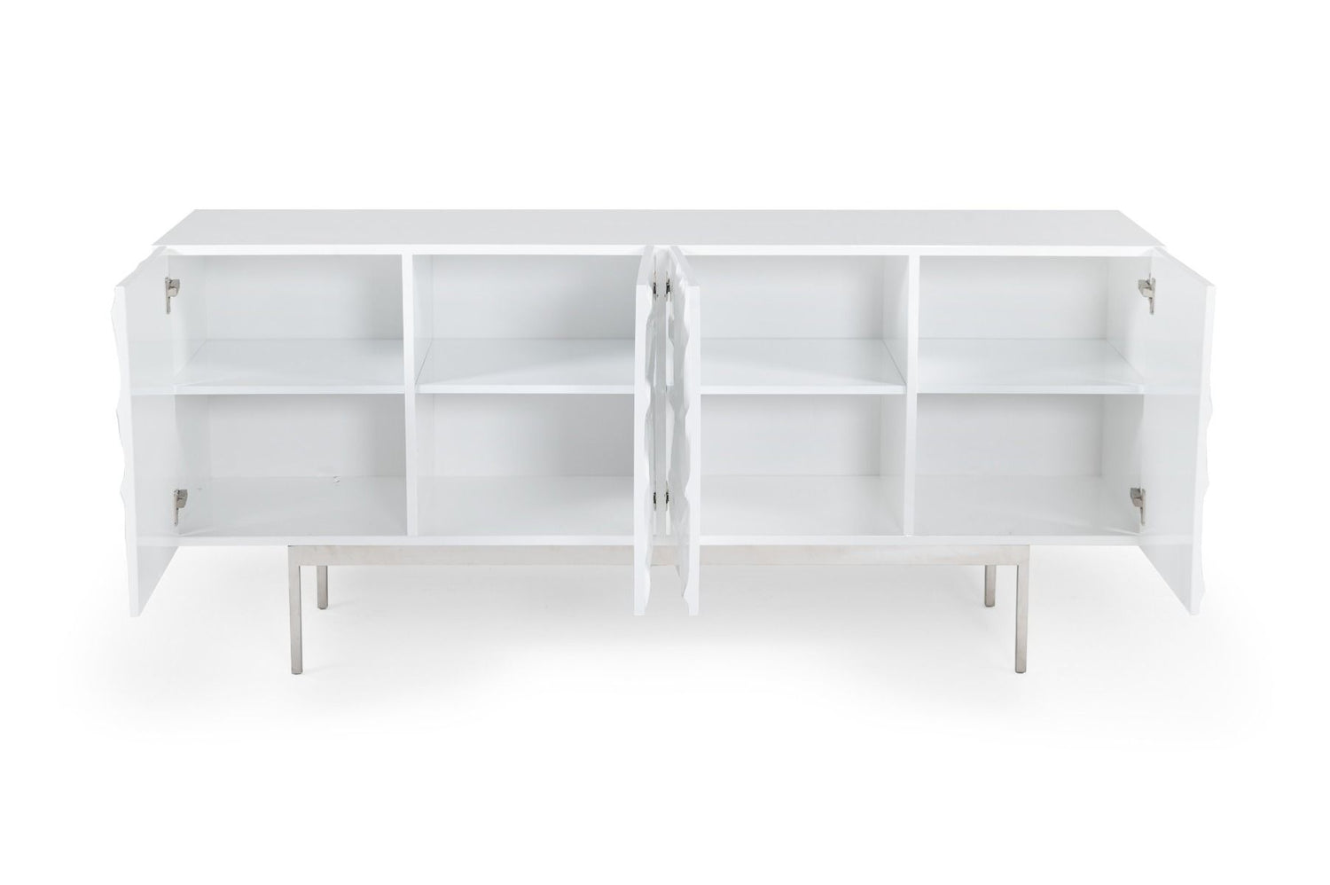 Modrest Gwen - Modern White High Gloss Buffet - Home Elegance USA
