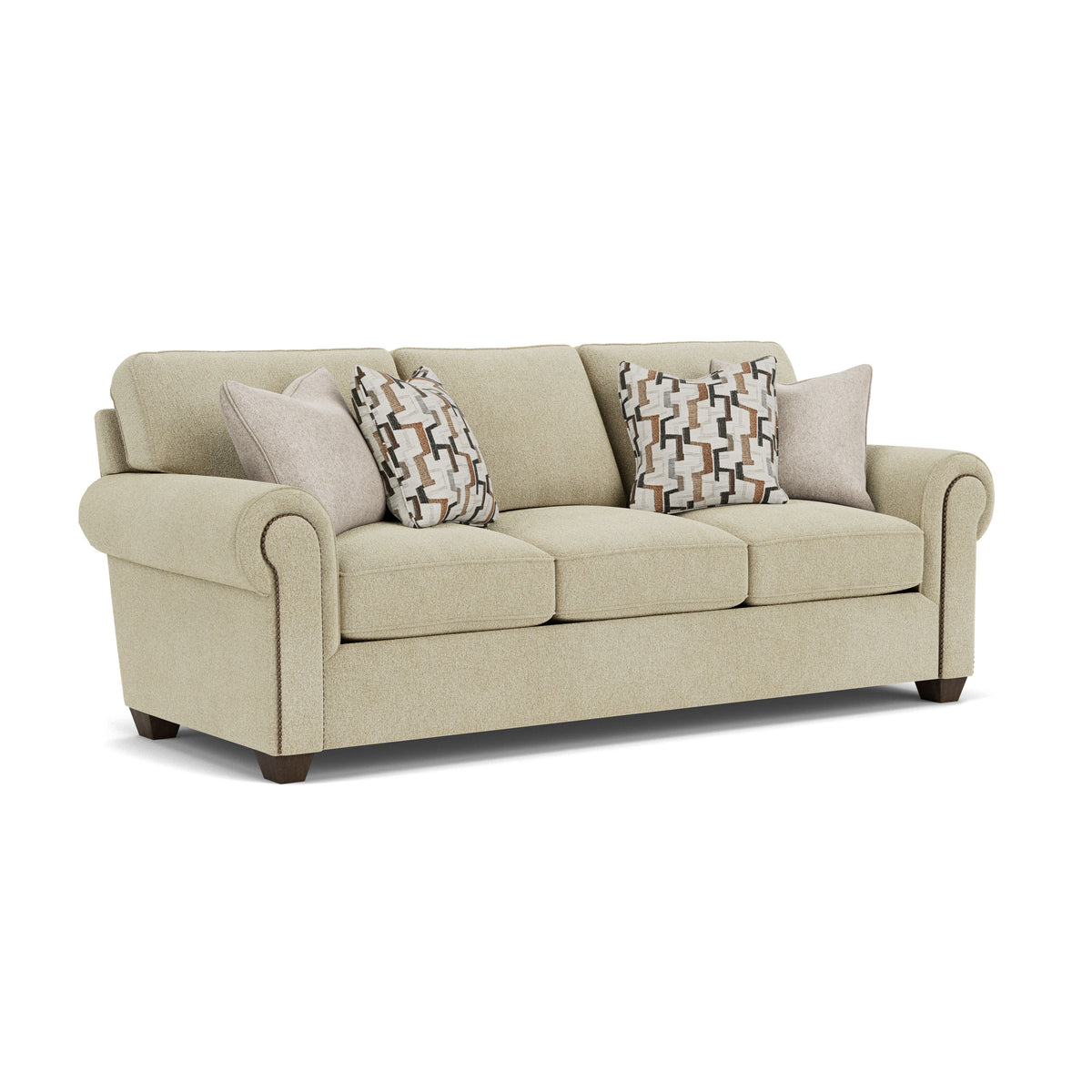 Carson Fabric Sofa With Nailhead Trim | Flexsteel