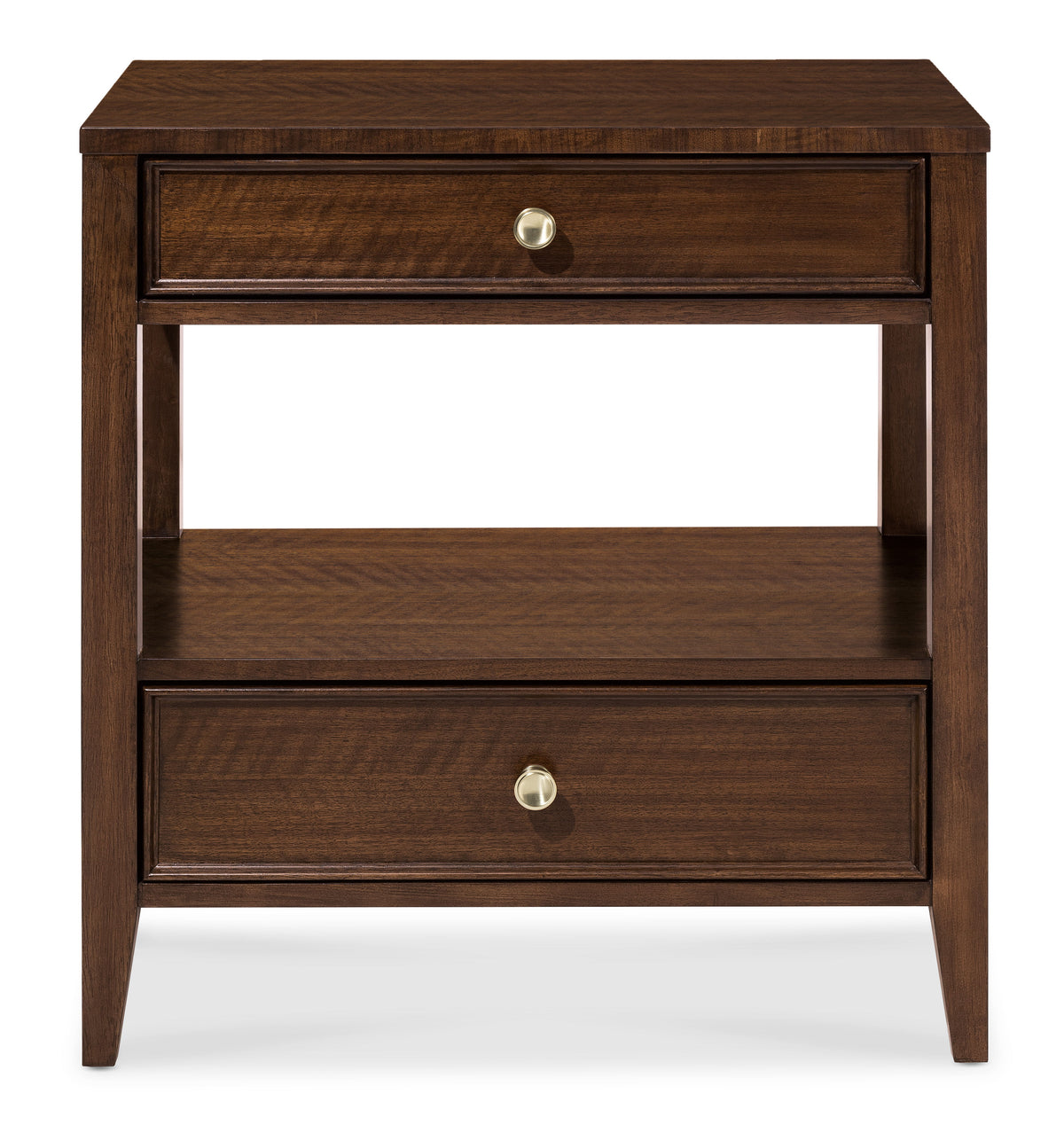 Archives Two-Drawer Nightstand - Dark Brown by Hooker Furniture - View 4