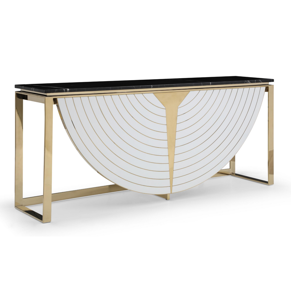 Modrest Flavio - Gold + Marble Console Table | VIG