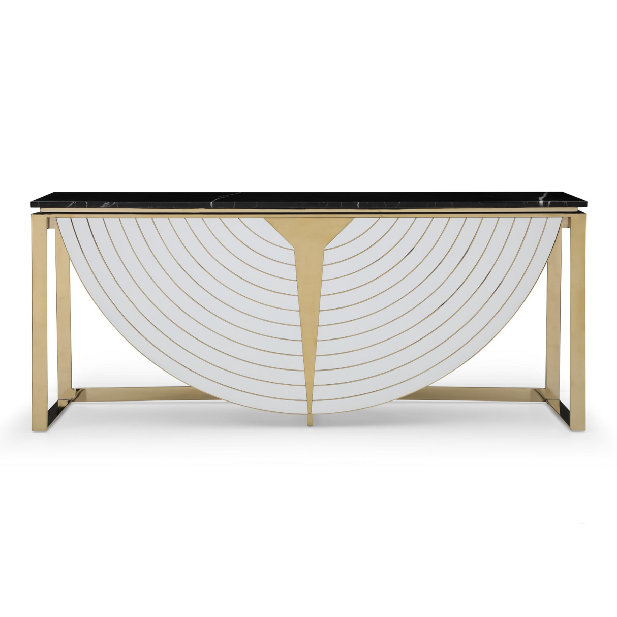 Modrest Flavio - Gold + Marble Console Table | VIG