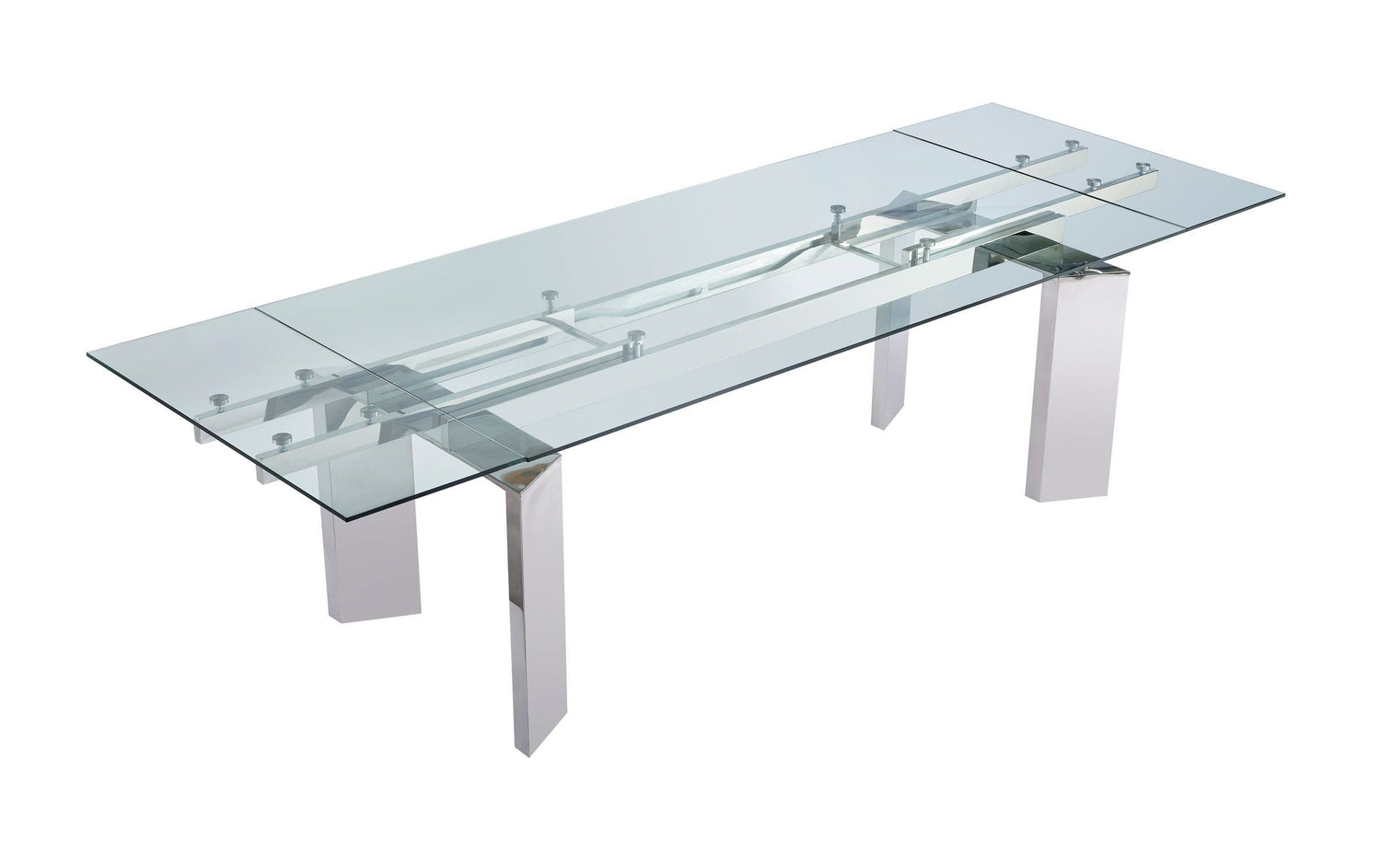 Modrest Viking - Modern Extendable Glass Dining Table | VIG - Home Elegance USA