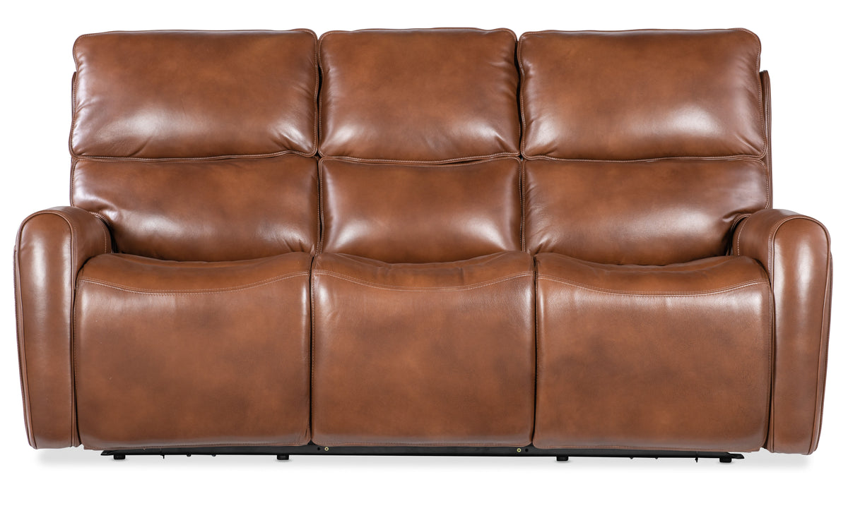Crosby Zero Gravity Power Sofa With Power Headrest - Dark Brown by Hooker Furniture - View 6