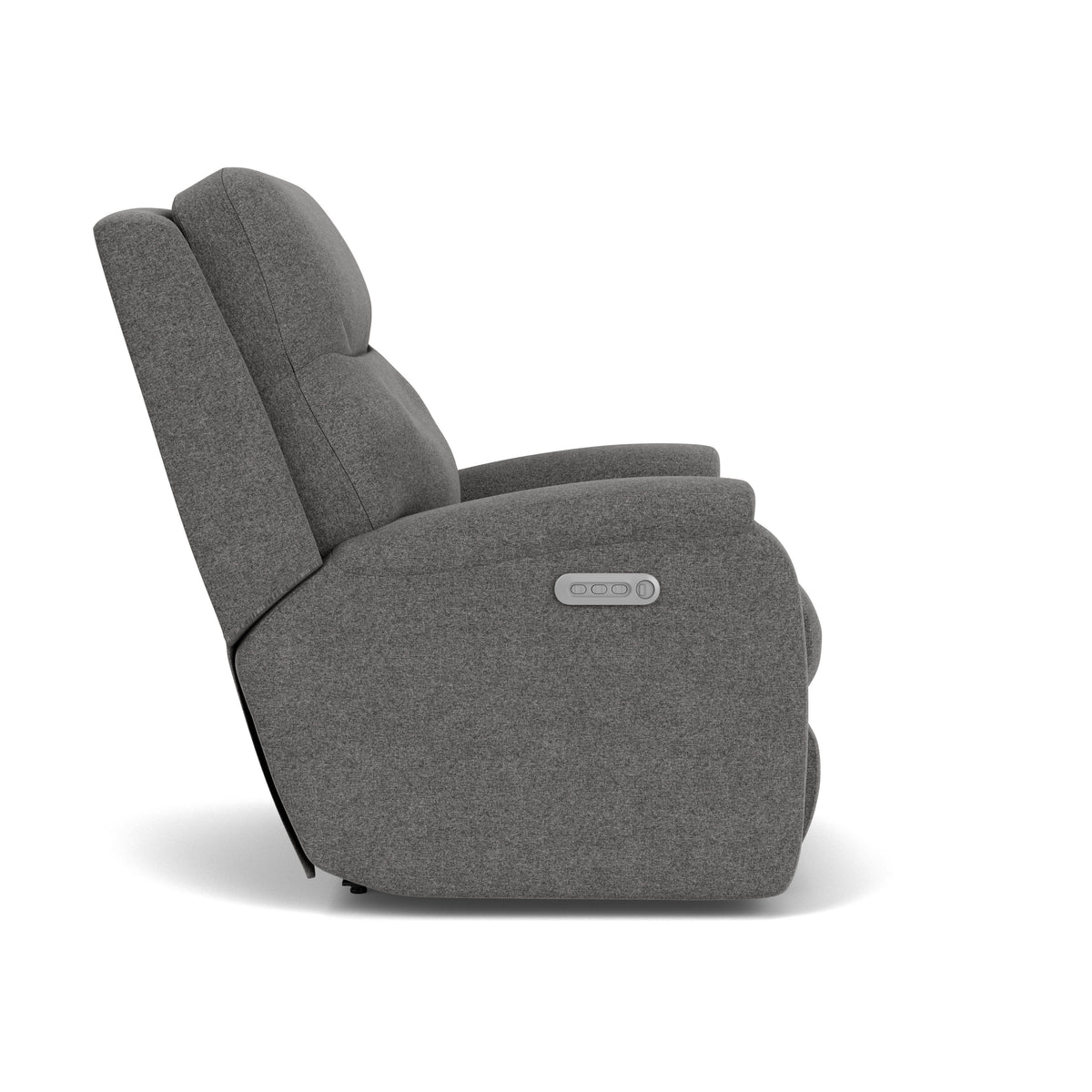 Penn Transitional Fabric Power Rocking Recliner With Power Headrest & Lumbar | Flexsteel