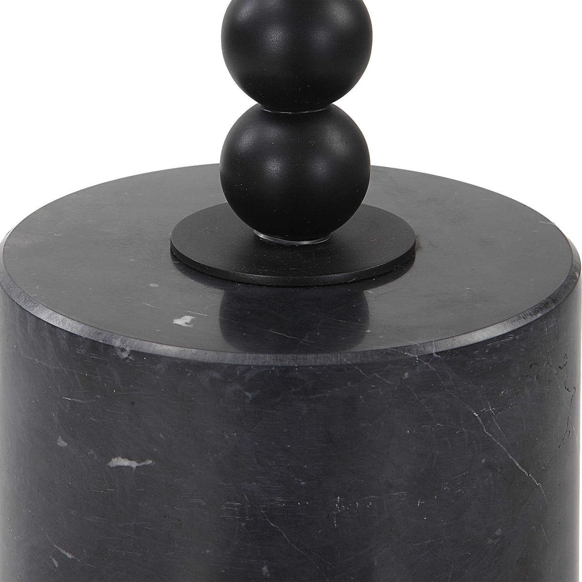 Bead Drink Table - Black by Uttermost - View 3