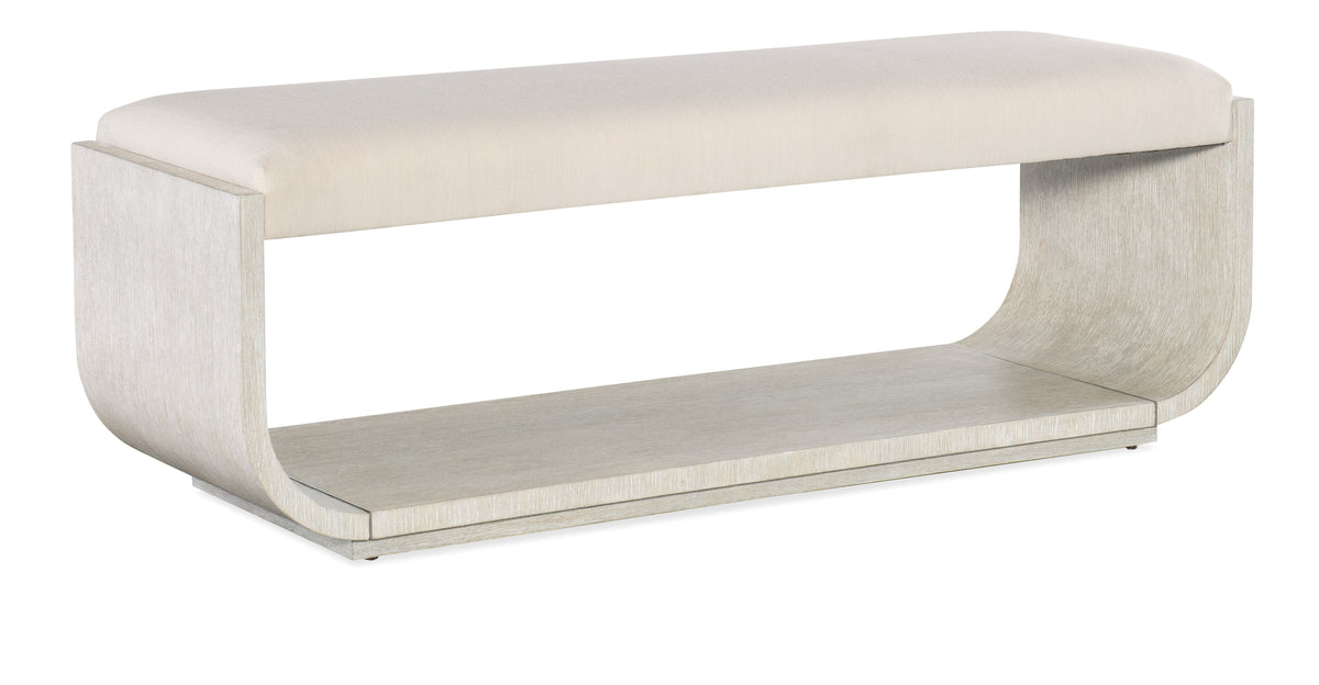 Modern Mood Bed Bench - Beige by Hooker Furniture - View 1
