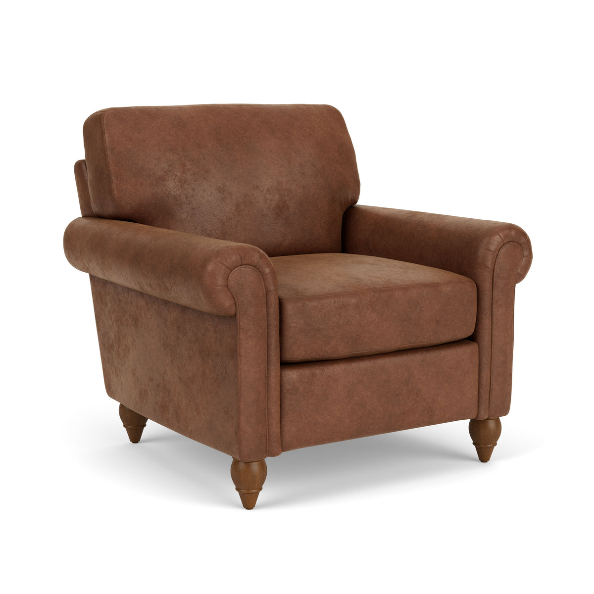 Moxy Fabric Chair With Rolled Arms | Flexsteel