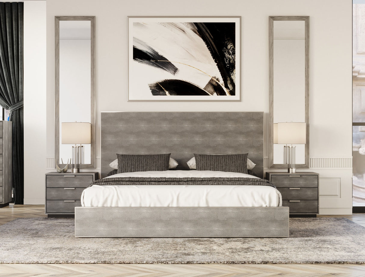 Dynasty Eastern King Modern Shagreen Bedroom Set – VIG Furniture - Home Elegance USA