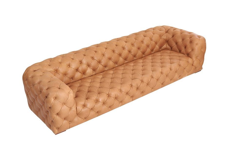 Divani Casa Dexter - Transitional Camel Tufted Sofa - sold by Home Elegance USA