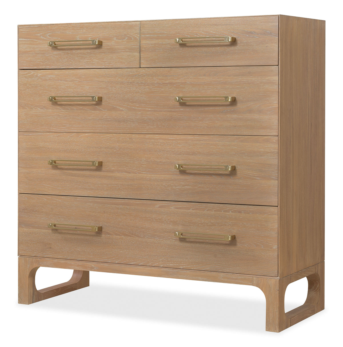 Banyon Bay Five Drawer Dresser - Light Brown by Hooker Furniture - View 3