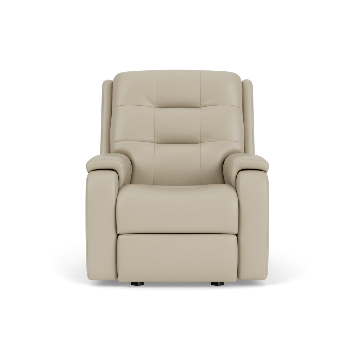 Arlo Transitional Leather Power Rocking Recliner, Power Headrest & Lumbar | Flexsteel