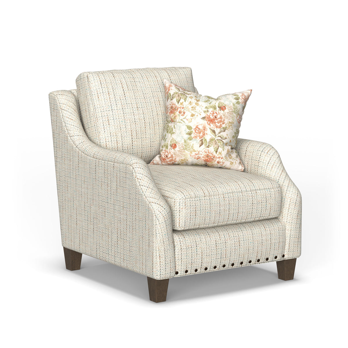 Gianna Fabric Chair With Nailhead Trim | Flexsteel