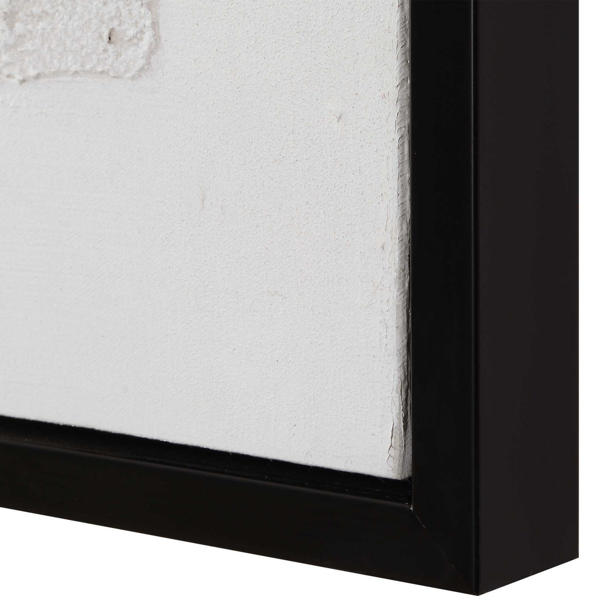 Clean Slate Slate Hand Painted Canvas - Dark Gray by Uttermost - View 6
