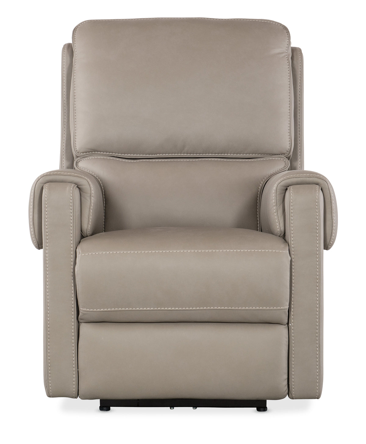 Somers Power Recliner With Power Headrest - Light Gray by Hooker Furniture - View 7