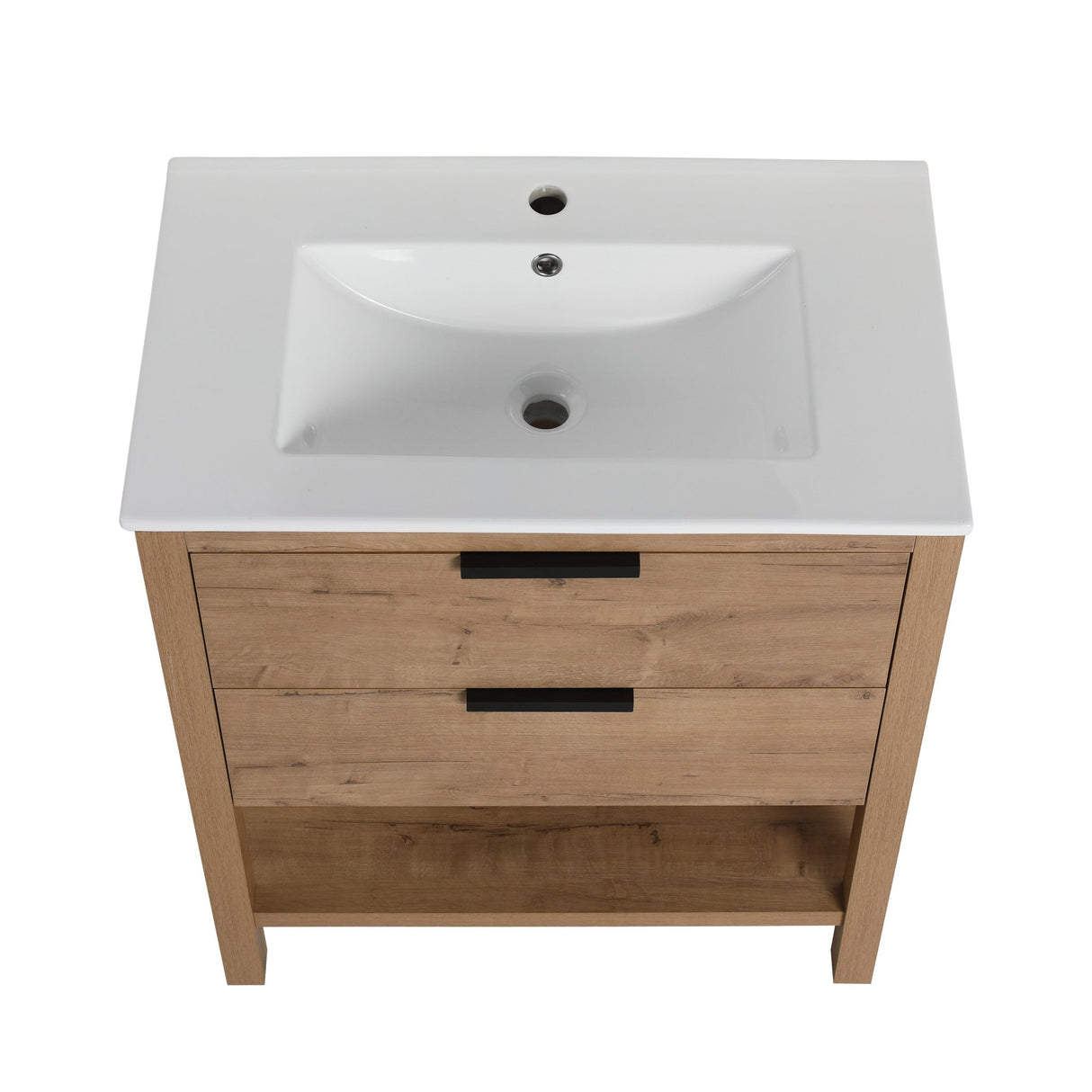30 Inch Bathroom Vanity Plywood With 2 Drawers | Home Elegance USA
