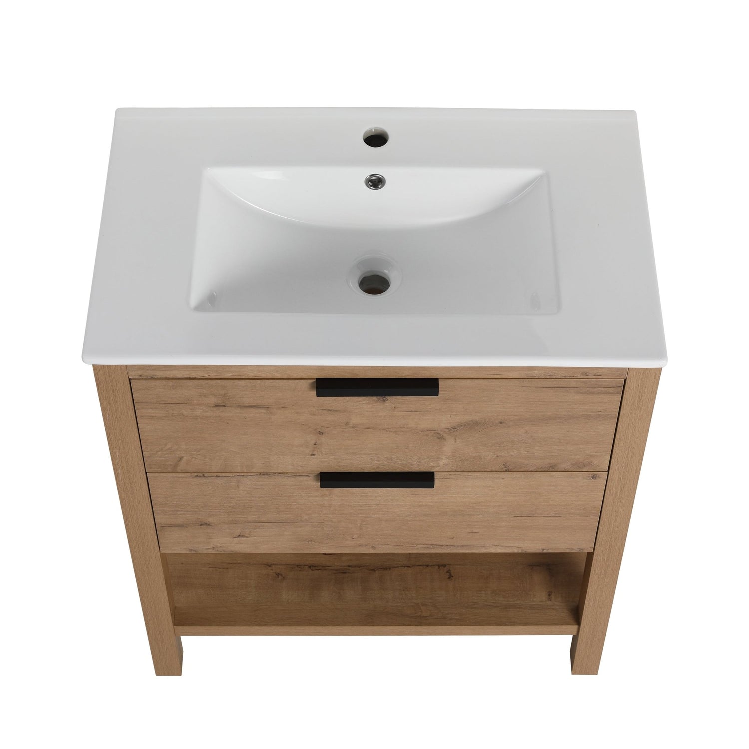 30 Inch Bathroom Vanity Plywood With 2 Drawers | Home Elegance USA