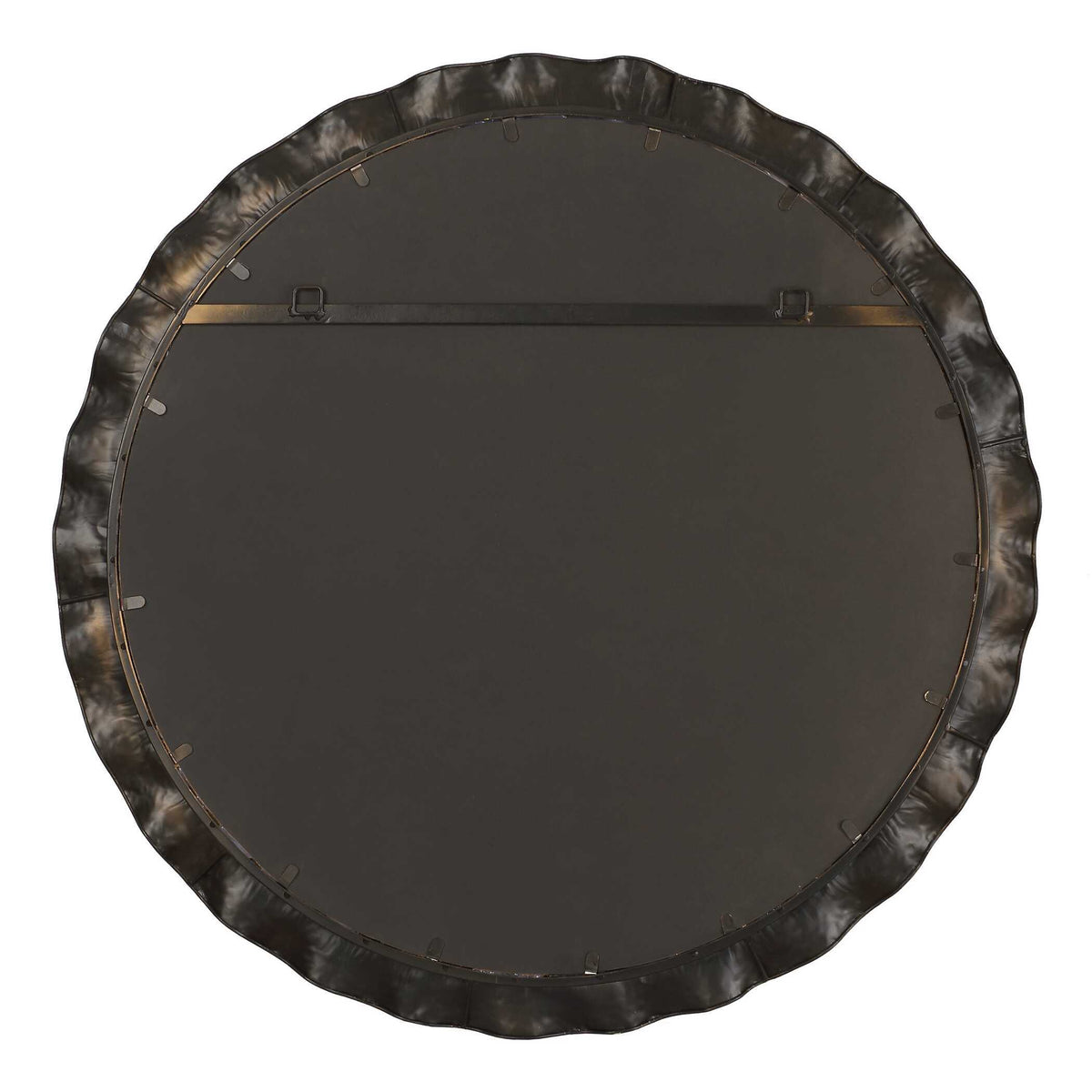 Haya Round Mirror - Gold by Uttermost - View 6
