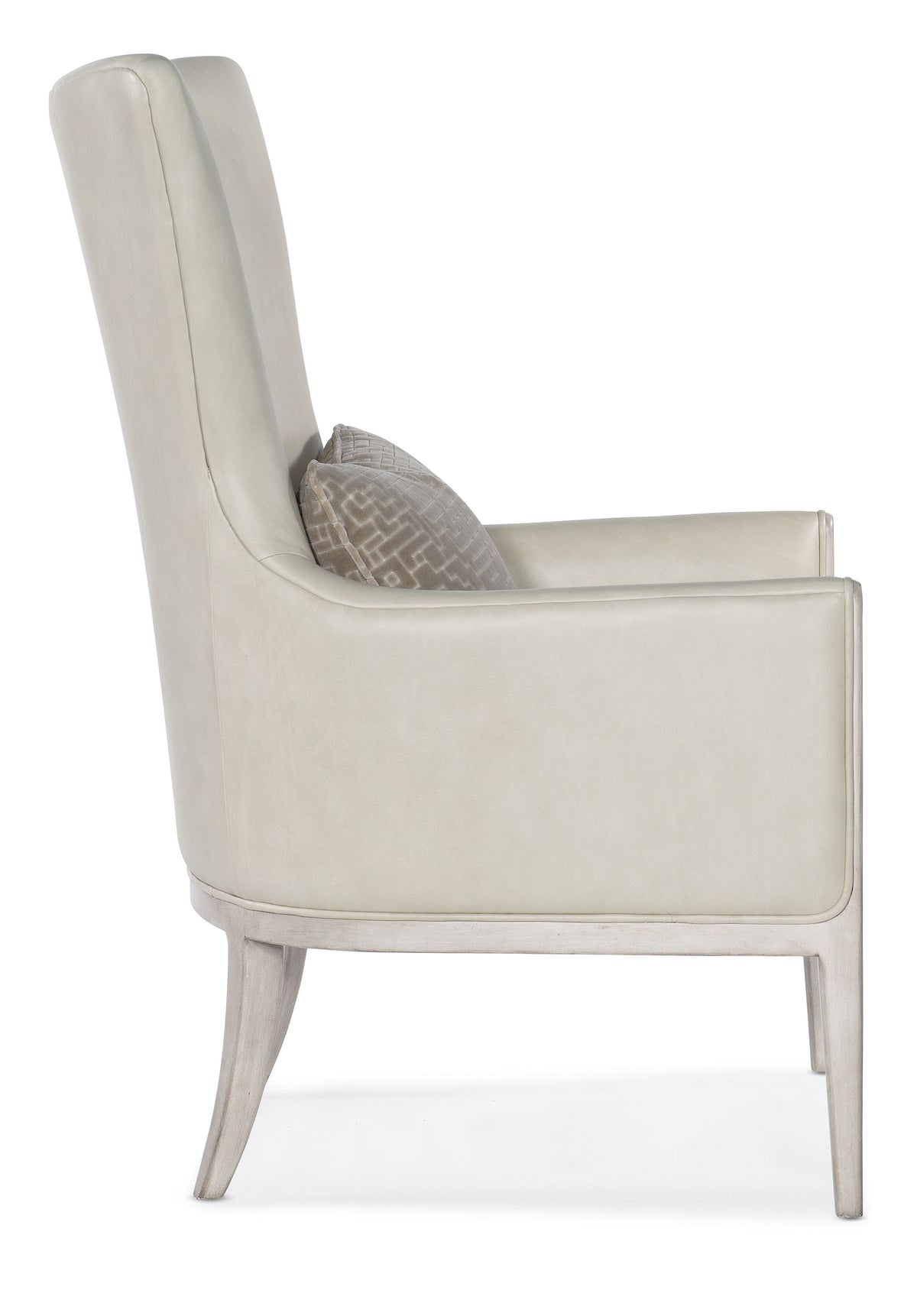 Kyndall Club Chair With Accent Pillow - Beige by Hooker Furniture - View 3