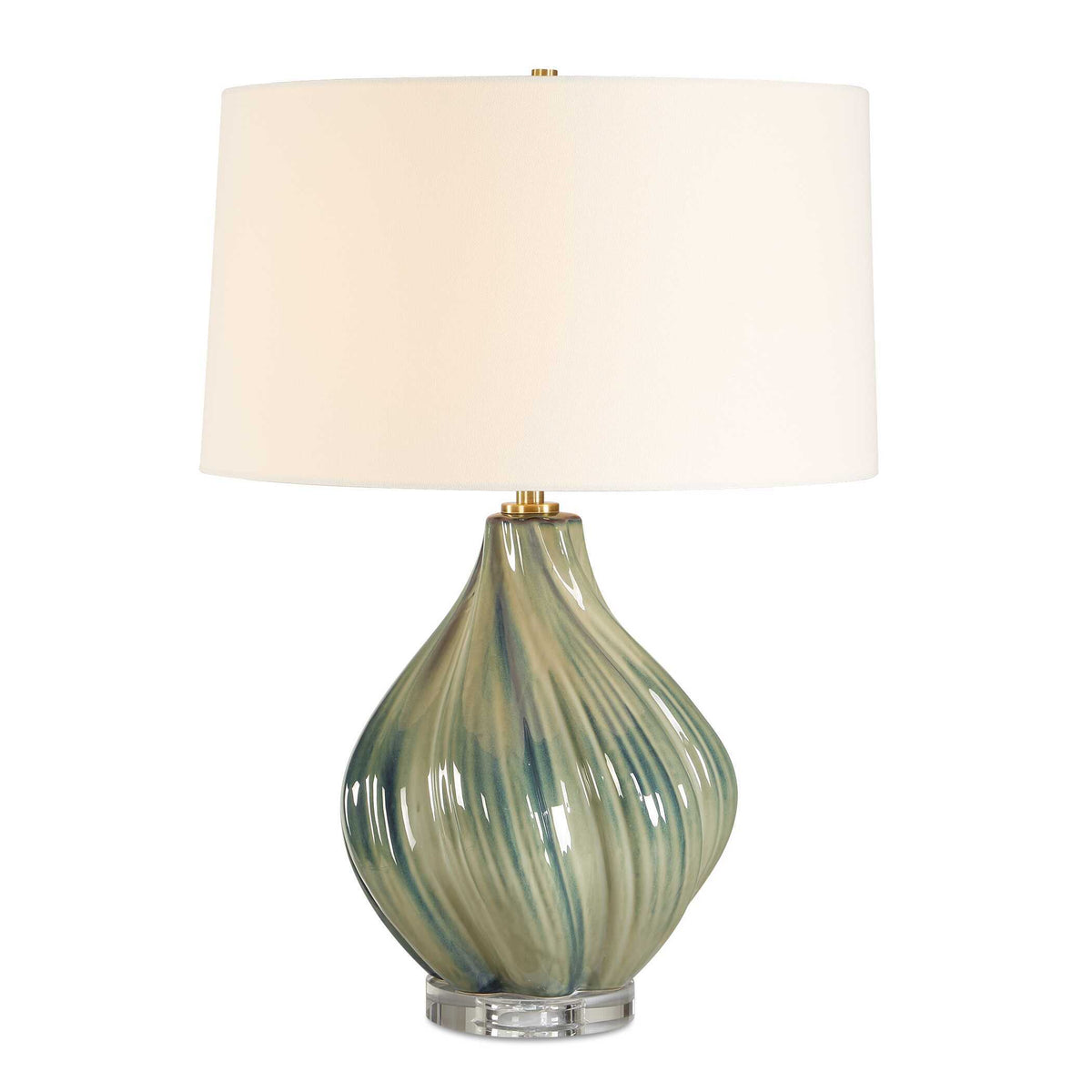 Tausha Table Lamp - Blue / Green by Uttermost - View 1