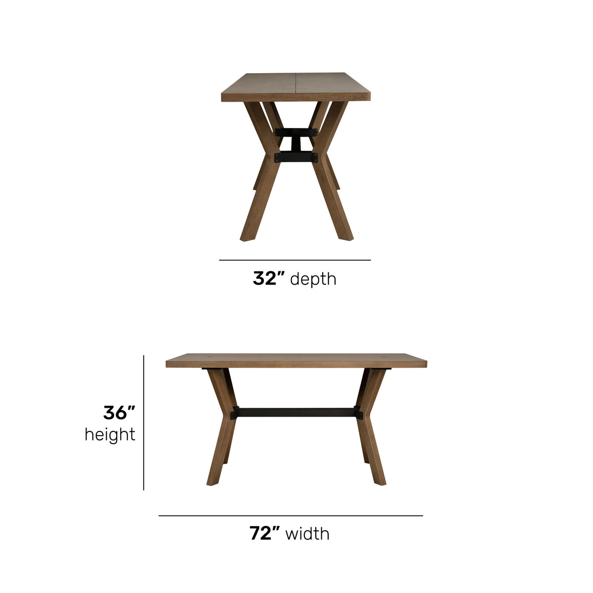 Millwork Friendship Table - Light Brown | Flexsteel