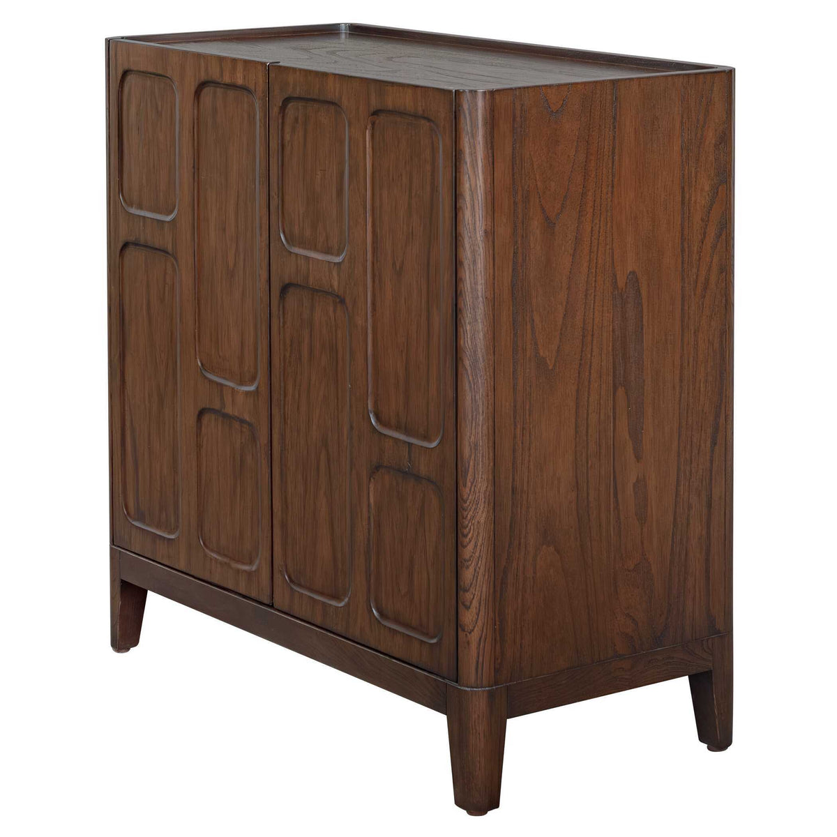 On The Block 2 Door Cabinet Walnut - Dark Brown by Uttermost - View 4