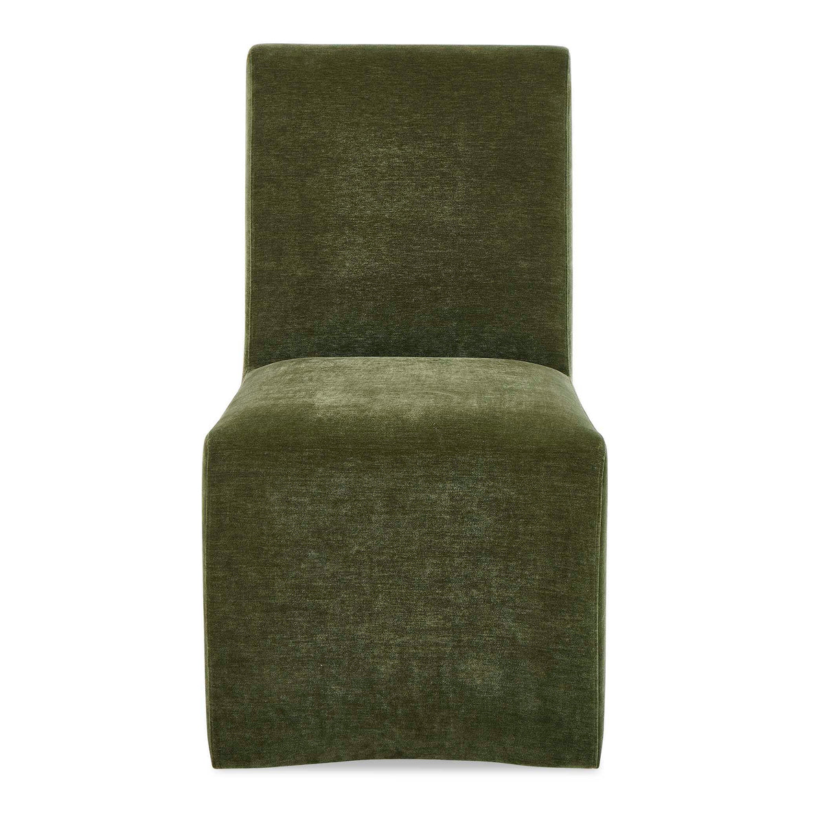 Moro Armless Dining Chair Moss - Dark Green by Uttermost - View 1