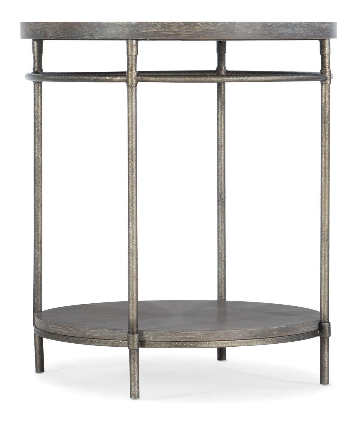 Round End Table - Dark Gray by Hooker Furniture - View 1