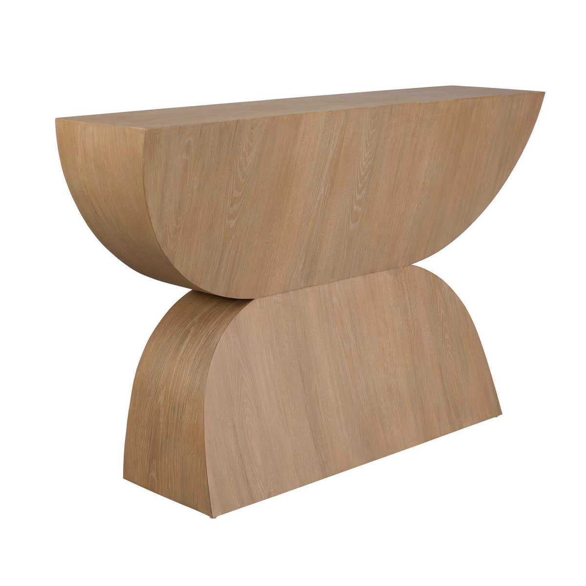 Ciano Modern Wood Console Table Woodtone - Light Brown by Uttermost - View 4