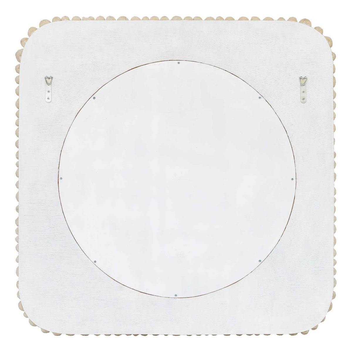 Merak Teak Mosaic Mirror Woodtone - Light Brown by Uttermost - View 4