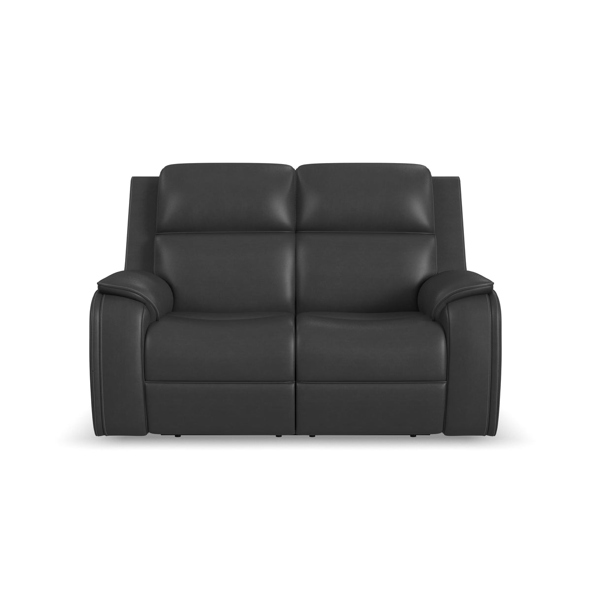 Ziggy Power Reclining Loveseat With Power Headrest, Lumbar, Heat & Massage - Iron | Flexsteel