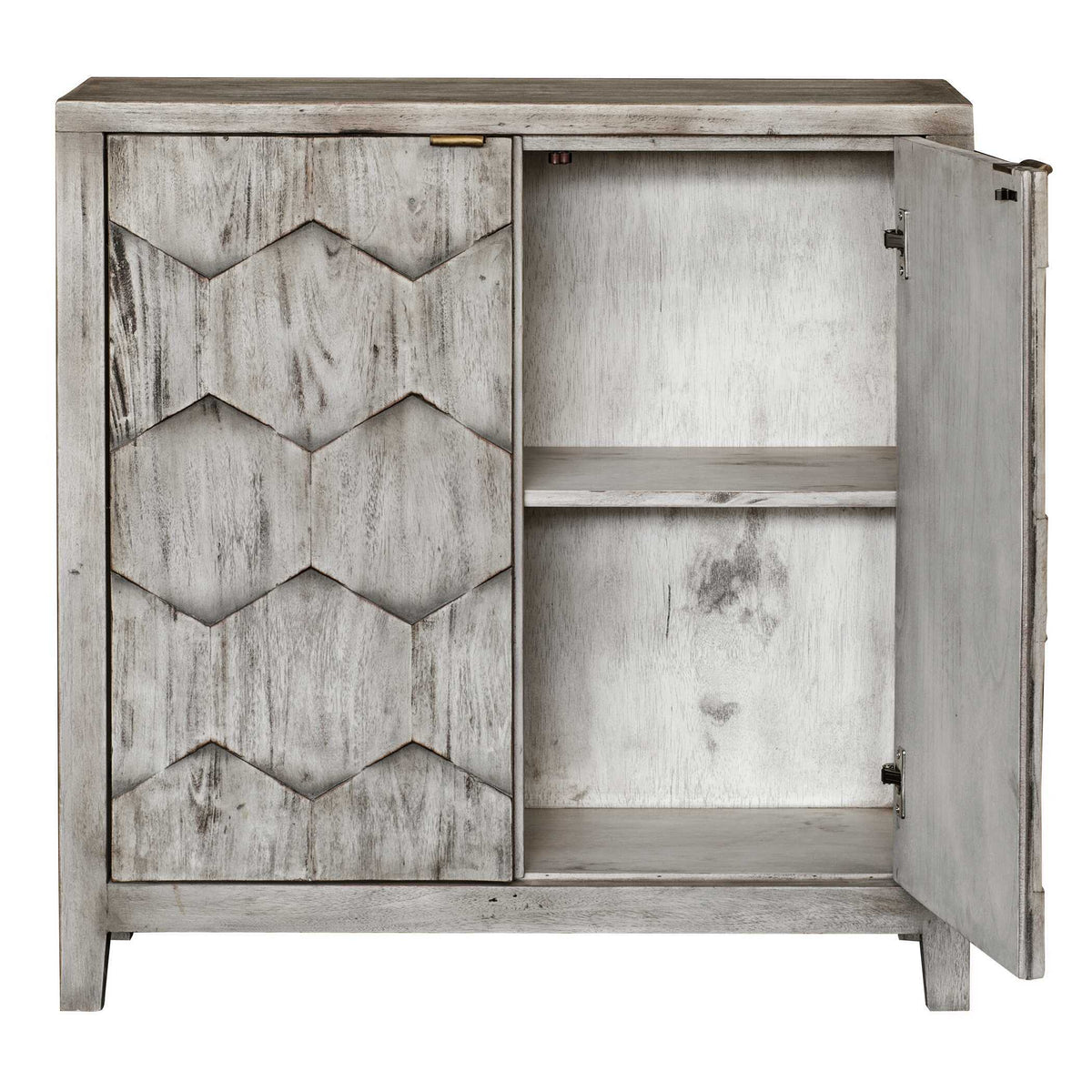 Catori Console Cabinet Smoked Ivory - Light Gray by Uttermost - View 6