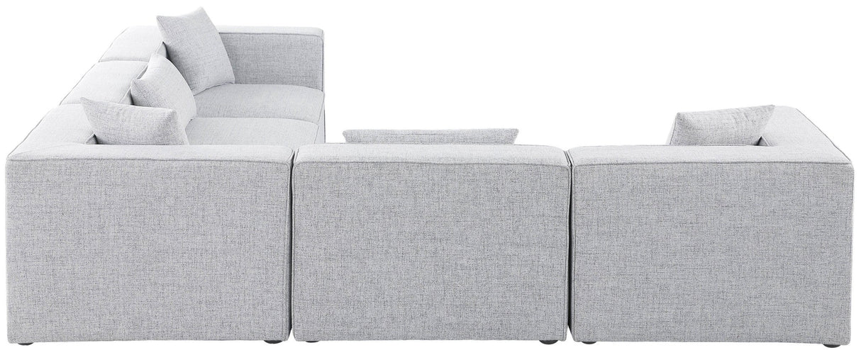 Cube - Modular Sectional 5 Piece - Gray - Modern & Contemporary | Home Elegance USA