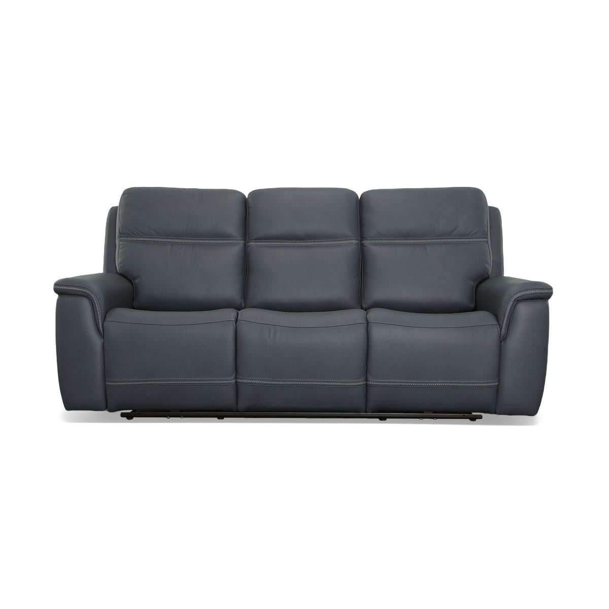 Sawyer Power Reclining Sofa With Power Headrests & Lumbar - Marine | Flexsteel