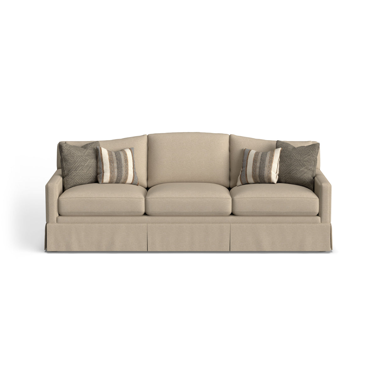 Lottie Fabric Sofa With Skirt Trim | Flexsteel