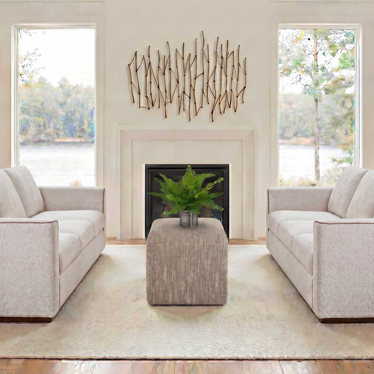 Nature's Rhythm Metal Wall Decor - Gold by Uttermost - View 2