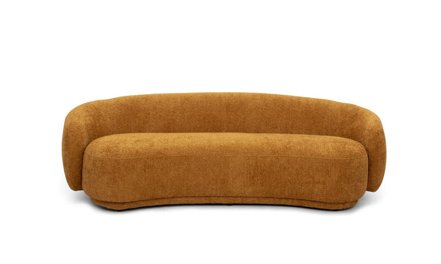 Divani Casa Andrew - Modern Orange Fabric Sofa | Home Elegance USA