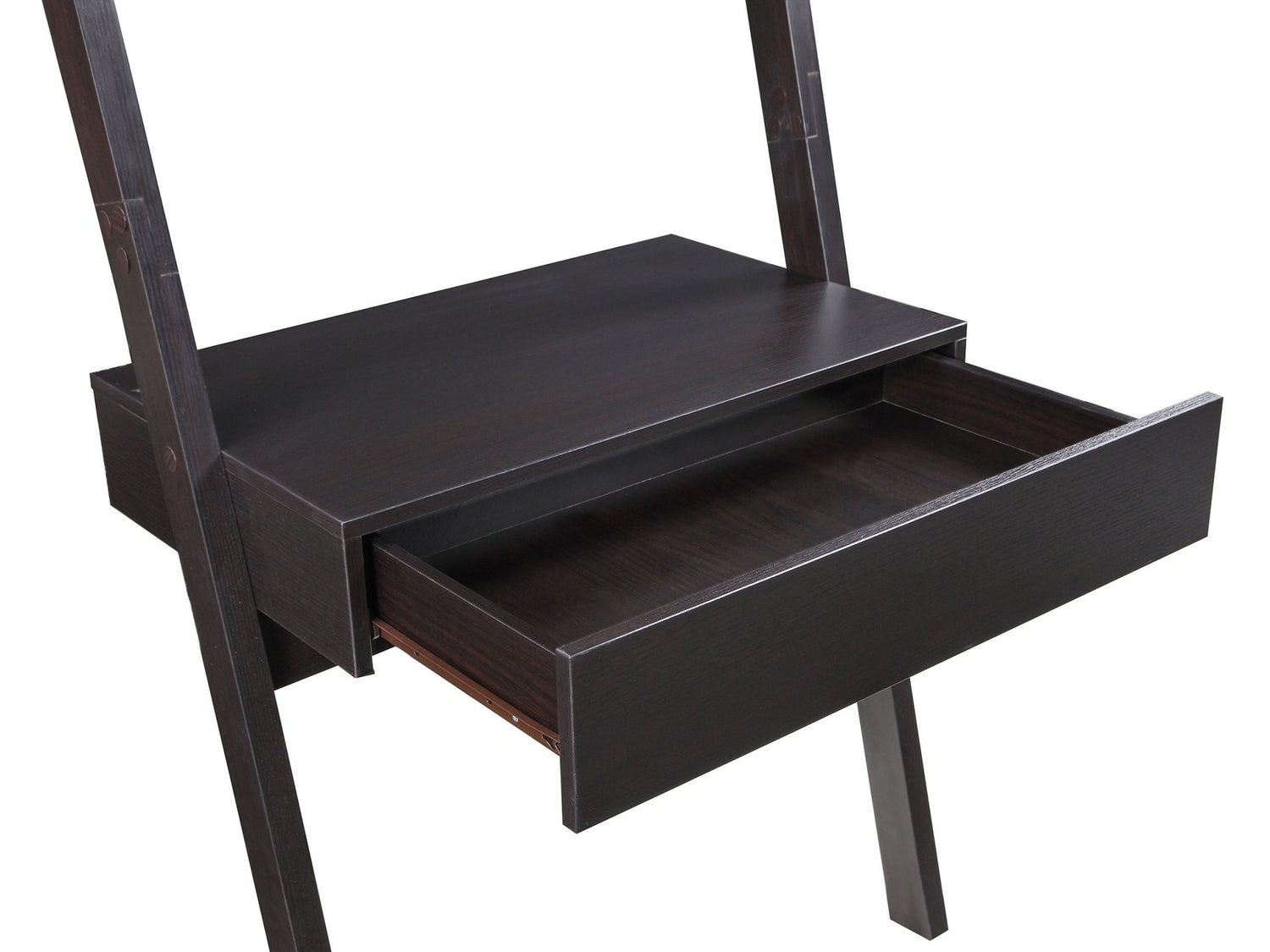 3 Pc Desk Set - Colella 3 - piece 1 - drawer Ladder Desk Set Cappuccino | Coaster | Home Elegance USA