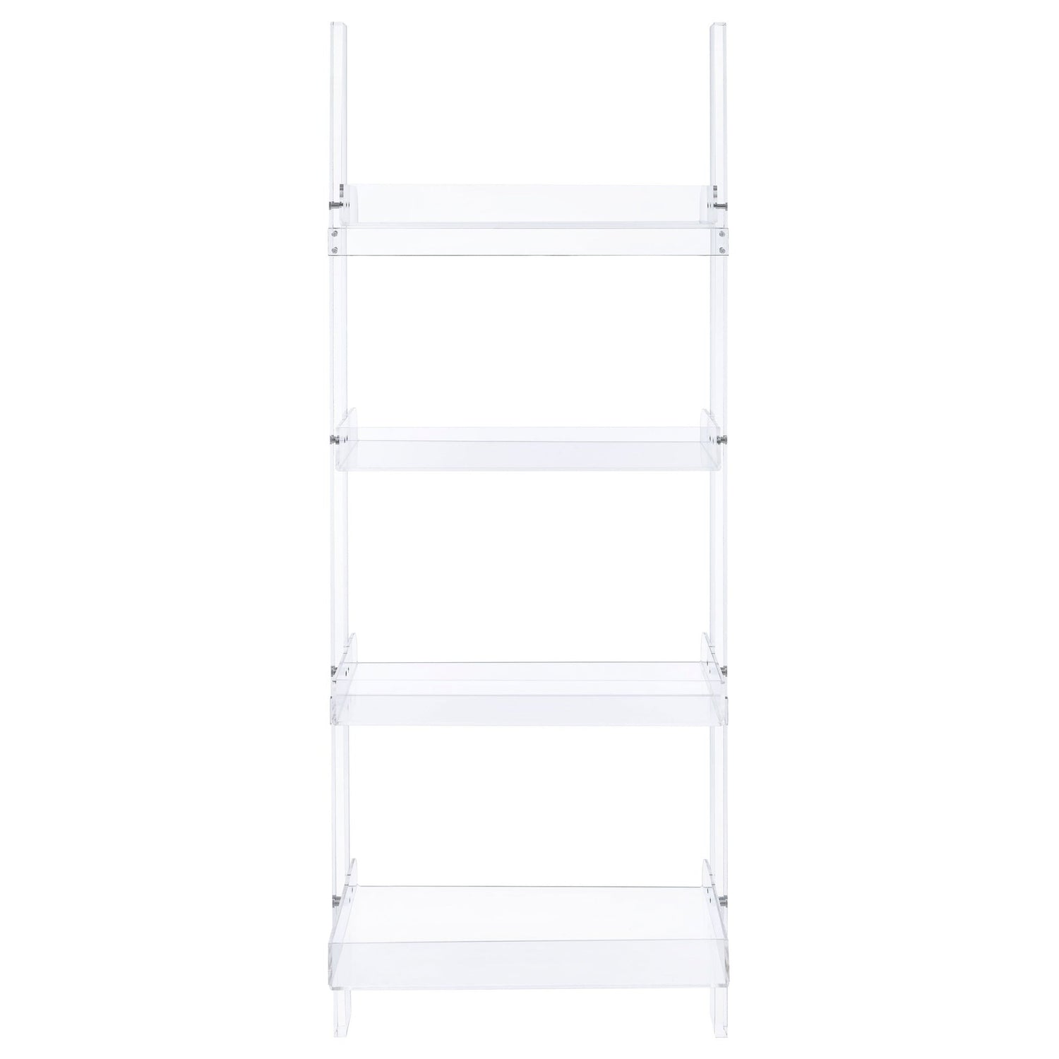 Amaturo 4 - shelf Ladder Bookcase Clear | Coaster | Home Elegance USA