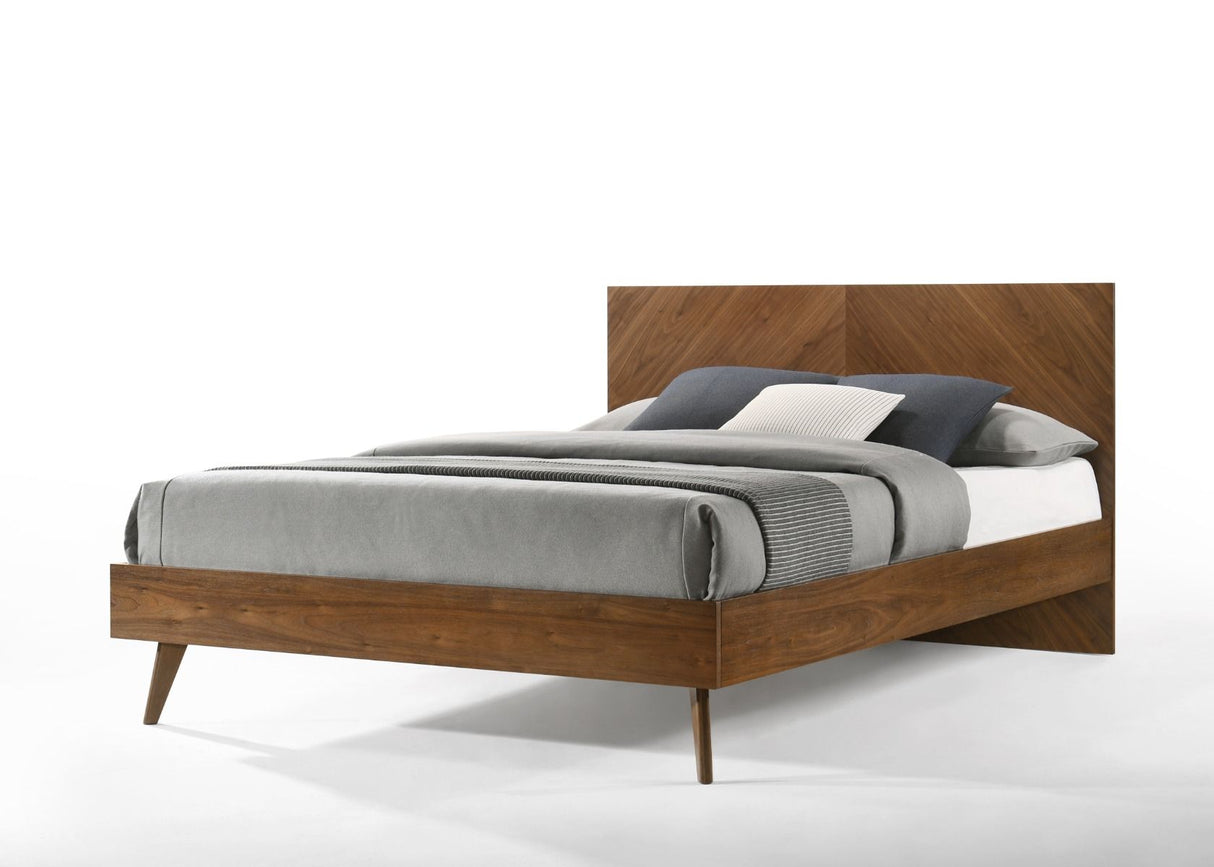 Kamela -Modern Walnut EK Bedroom Set