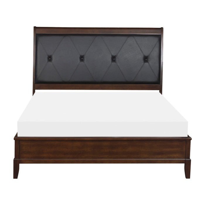 Cotterill Cherry Queen Panel Bed 1730 - 1 | Homelegance | Home Elegance USA