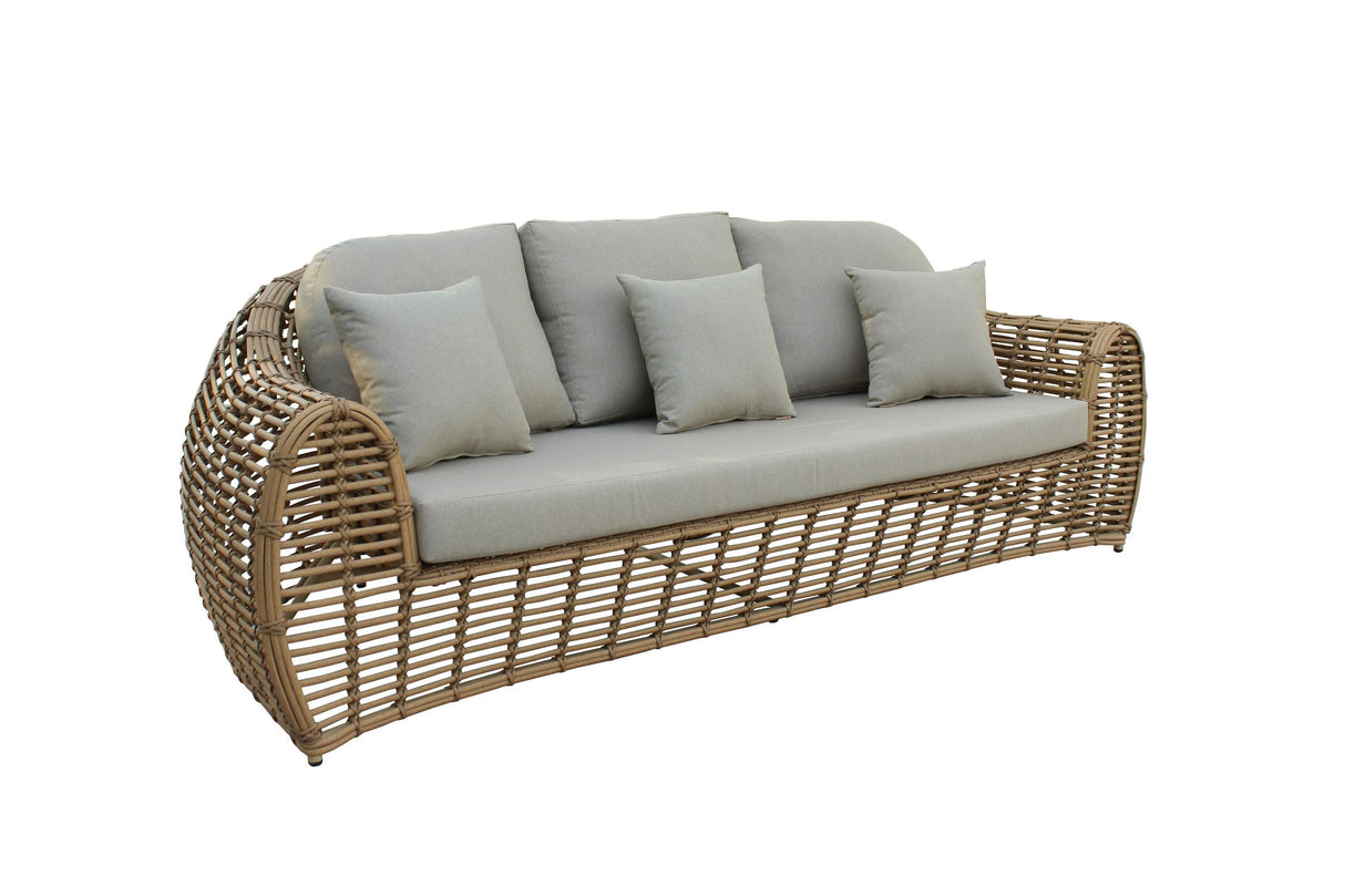 VIG Furniture - Renava Sandra Outdoor Sofa Set Beige with End Table