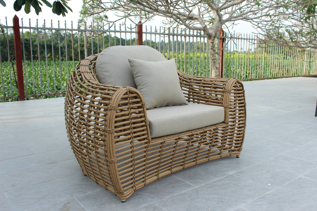 VIG Furniture - Renava Sandra Outdoor Sofa Set Beige